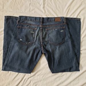Banana Republic boyfriend  distressed  jeans